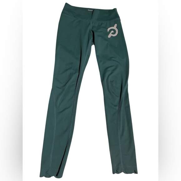 Peloton Emerald Green Scallop Leggings - Picture 1 of 4